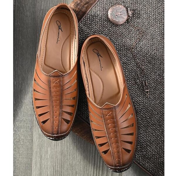 Karaddi 5082 Men's Loafer Stylish Ethnic Peshawari - Image 4