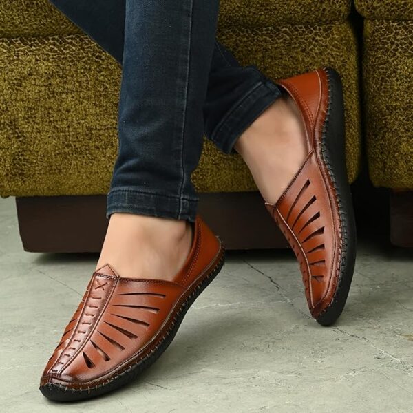 Karaddi 5082 Men's Loafer Stylish Ethnic Peshawari - Image 3