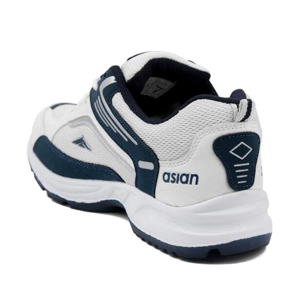 ASIAN Future-01 White Blue spots shoes for men.... - Image 4